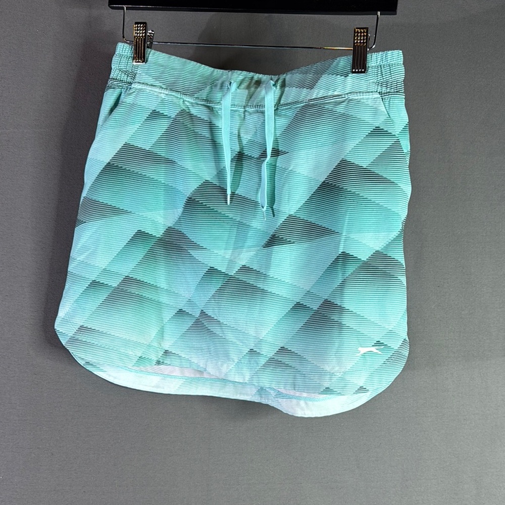 Slazenger Geometric Patterned Aqua Skirt size‎ small